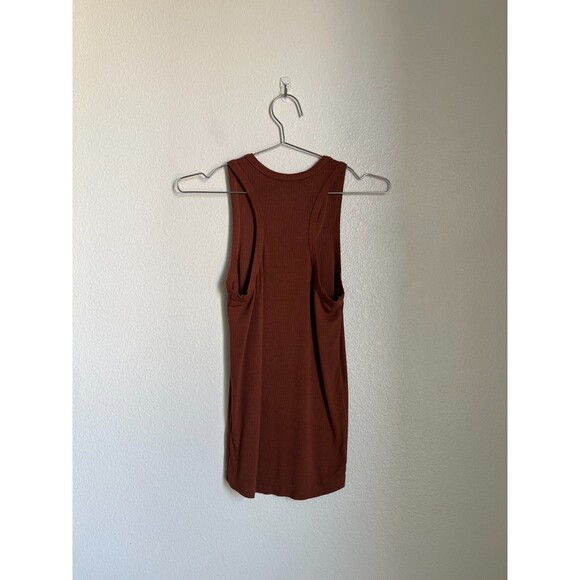 SET ACTIVE Ribbed Racerback Tank in Copper Size SMALL - Picture 4 of 5